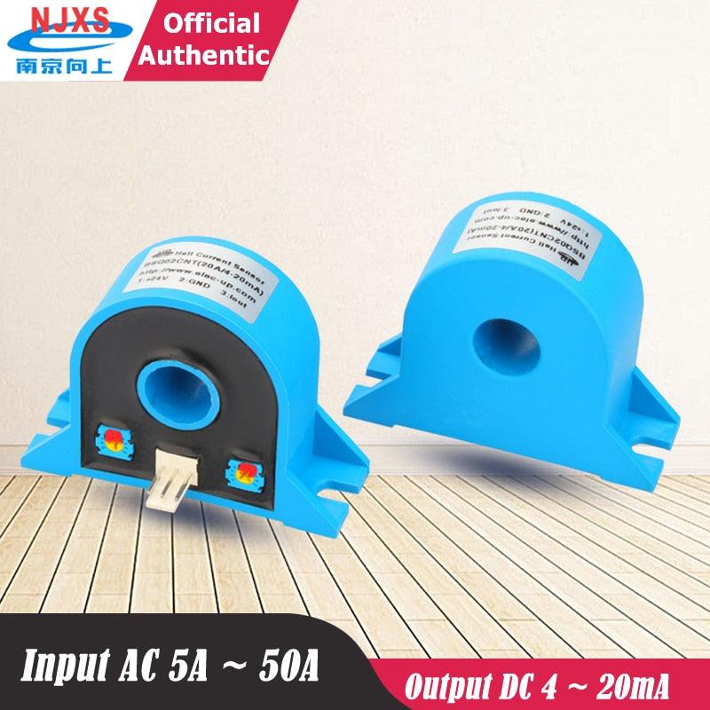 Hall effect current sensors 420ma BSQ02CNT AC 5A 10A 20A 30A 50A output DC 4~20mA transducer Discount