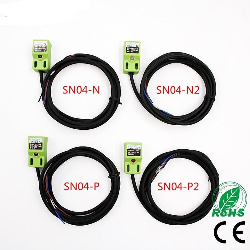 Inductive Proximity Sensor SN04-N SN04-N2 SN04-P SN04-P2 DC NPN PNP NO NC 4MM DC 6-36V Proximity Switch sensor SN04 Sale