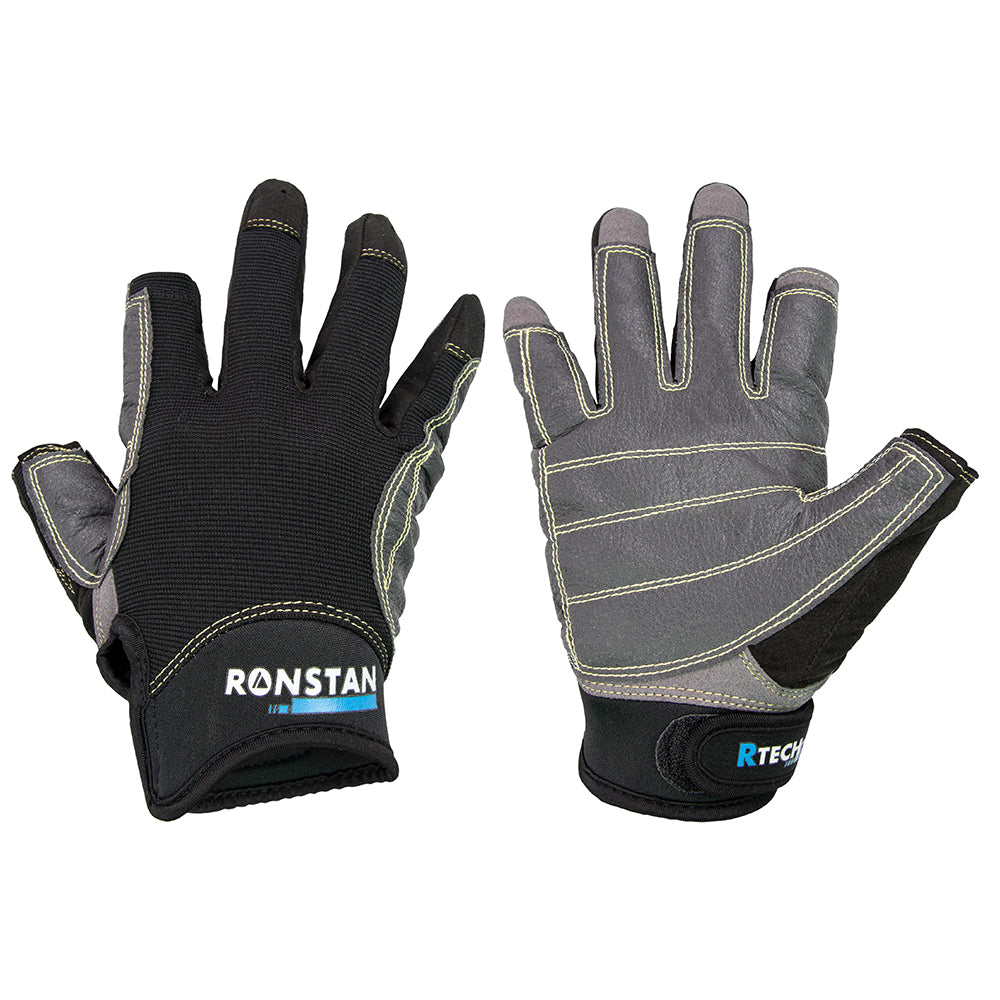 Ronstan Sticky Race Gloves – 3-Finger – Black – XS [CL740XS] Fashion