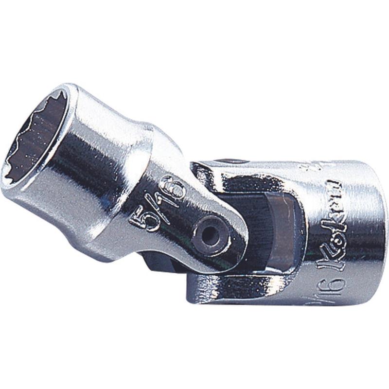 Ko-Ken 2445A-1/4 Universal Socket 1/4 12 Point 33 MM 1/4 Sq. Drive Supply