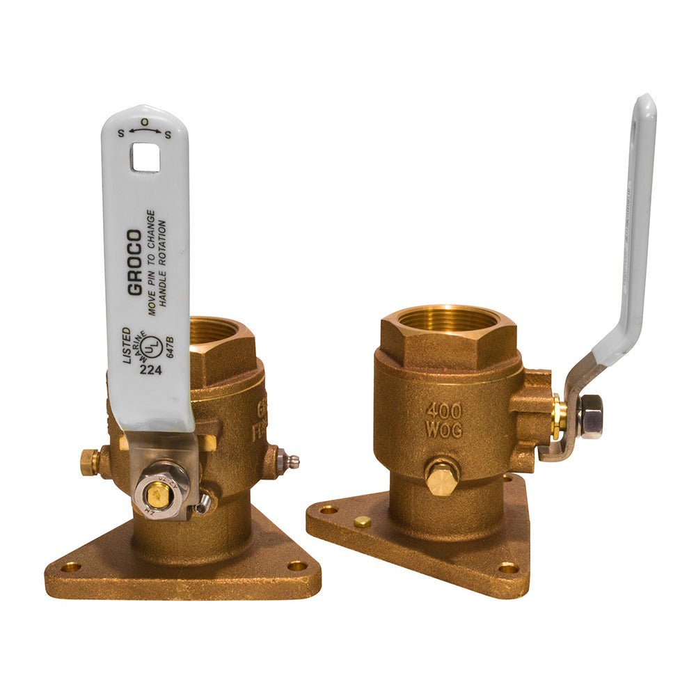 GROCO 1″ Bronze Tri-Flanged Ball Valve/Seacock [FBV-1000] Supply