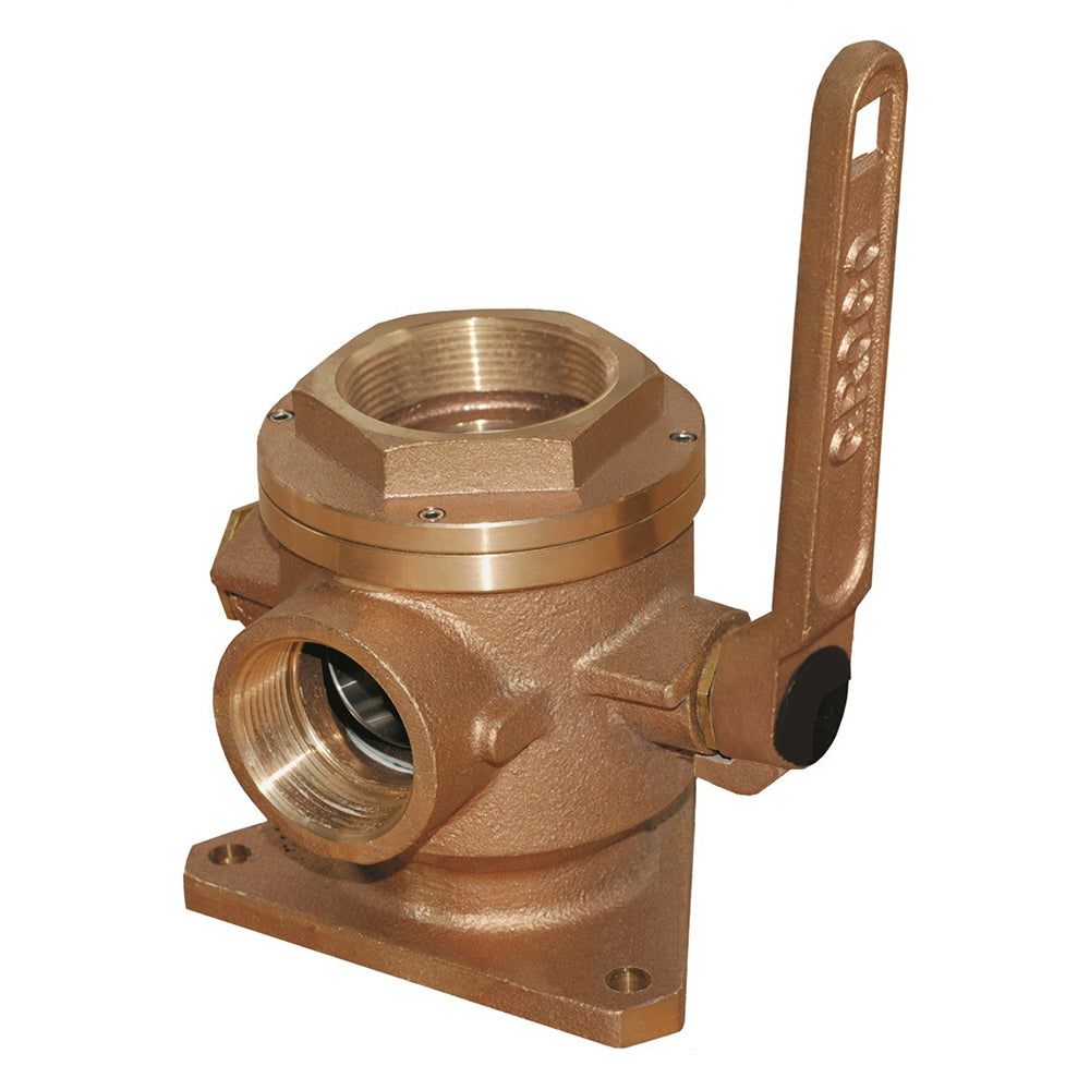 GROCO 1-1/2″ Safety Seacock w/1-1/4″ Side Port [SBV-1500-P] Online now
