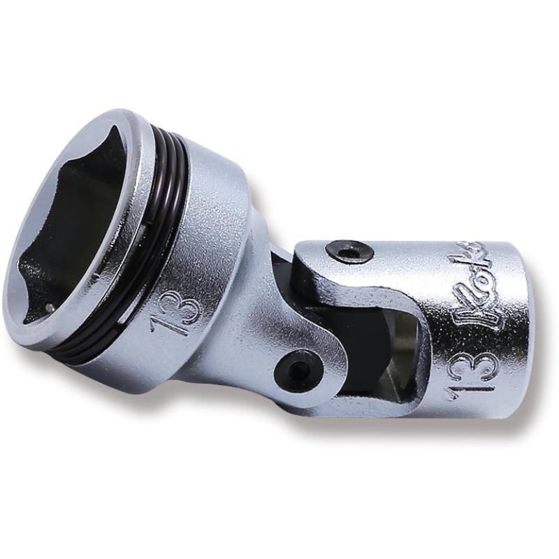 Ko-Ken 2441M-13 Universal Socket 13 MM Nut Grip 35 MM 1/4 Sq. Drive Fashion