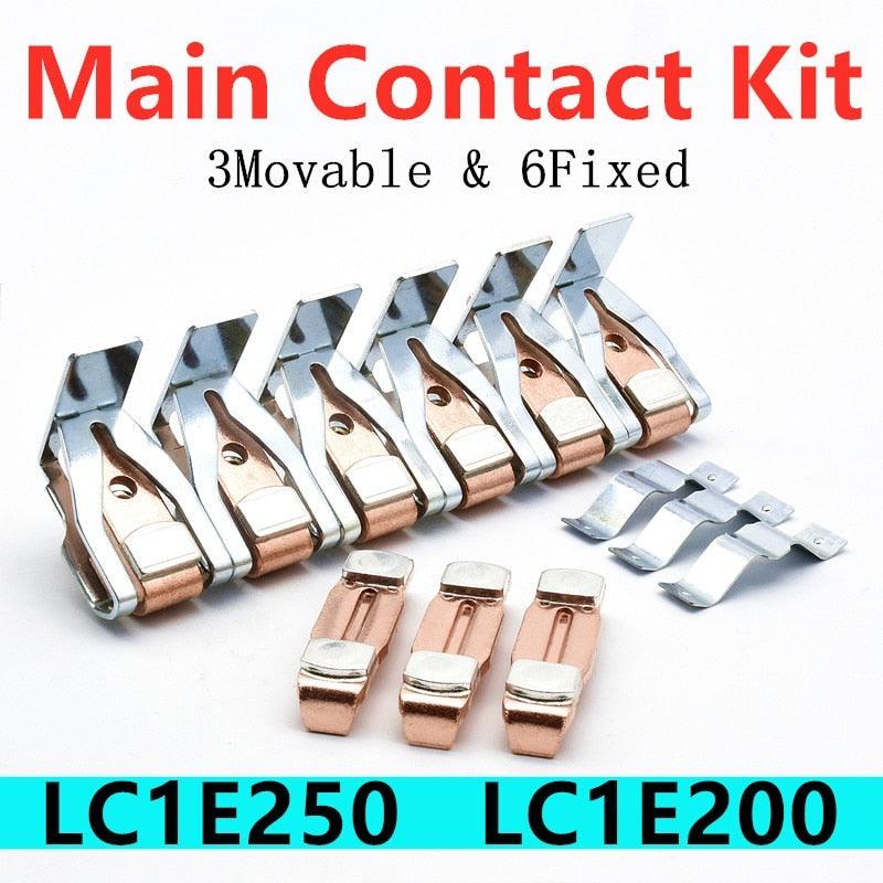 LC1E250 3 Pole Contactor Contact Kit LC1E200 Contact Replacement Kit Accessories Online now