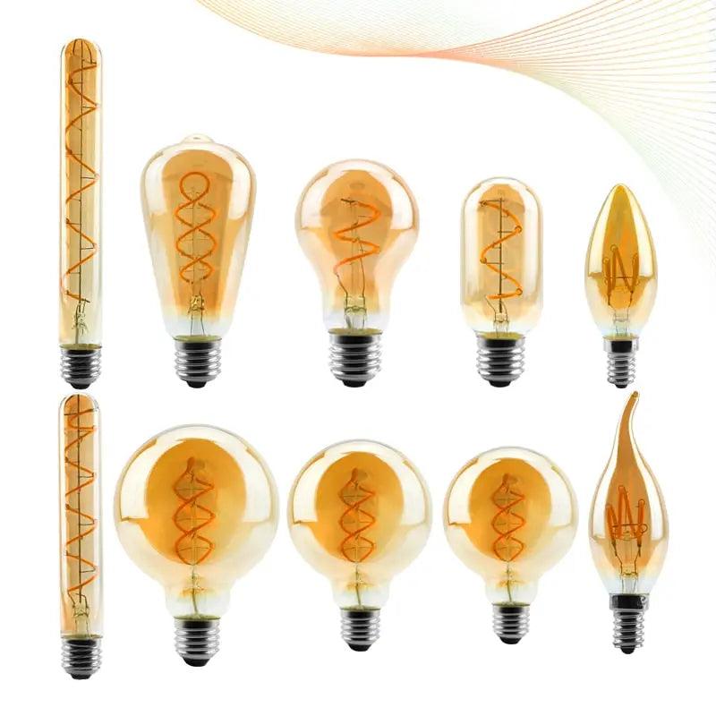 LATTUSO- LED- Filament Bulb Spiral Light/ 4W 2200K /C35 T45 optional Discount