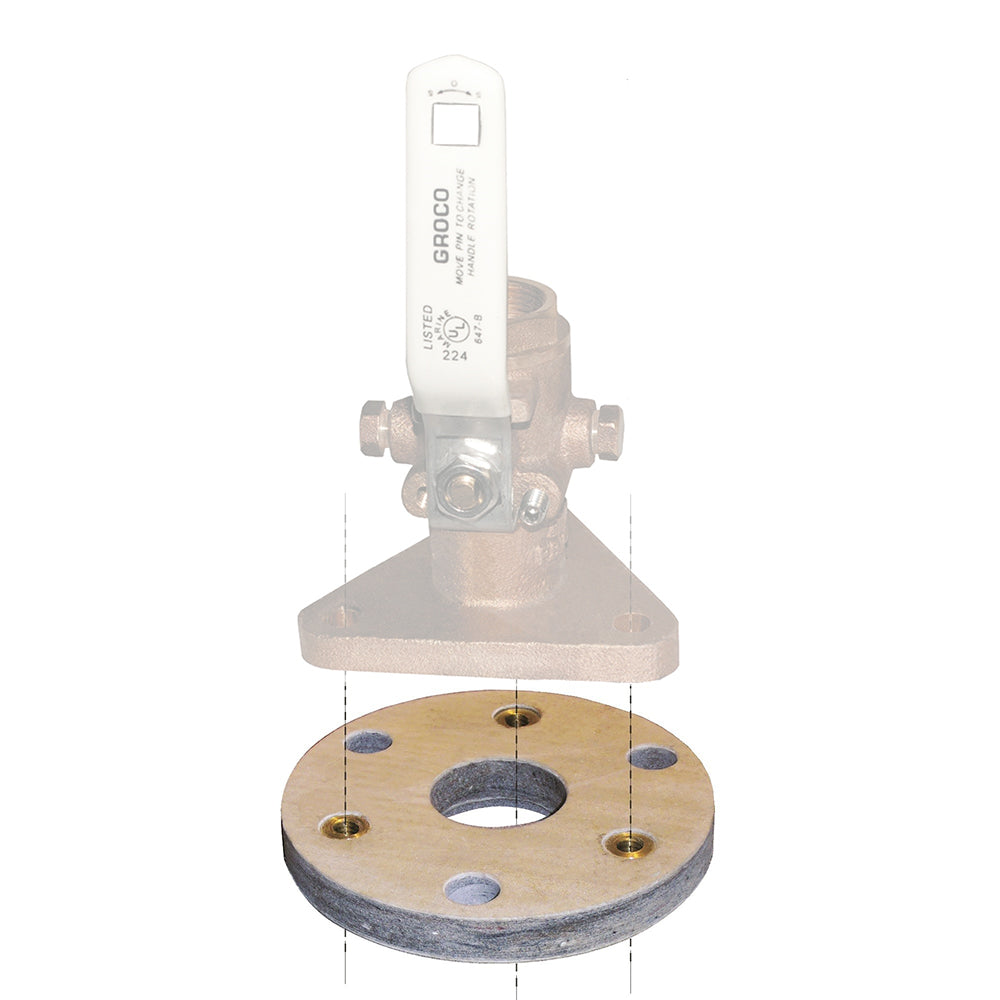GROCO Backing Block f/1-1/4″  1-1/2″ Seacocks [BB-2] on Sale
