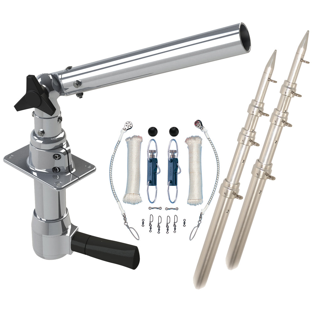 Rupp Revolution Top Gun Package w/18′ Poles & Complete Single Line Rigging Kit w/Klickers Release Clips [REV-TPGN-18T] Discount