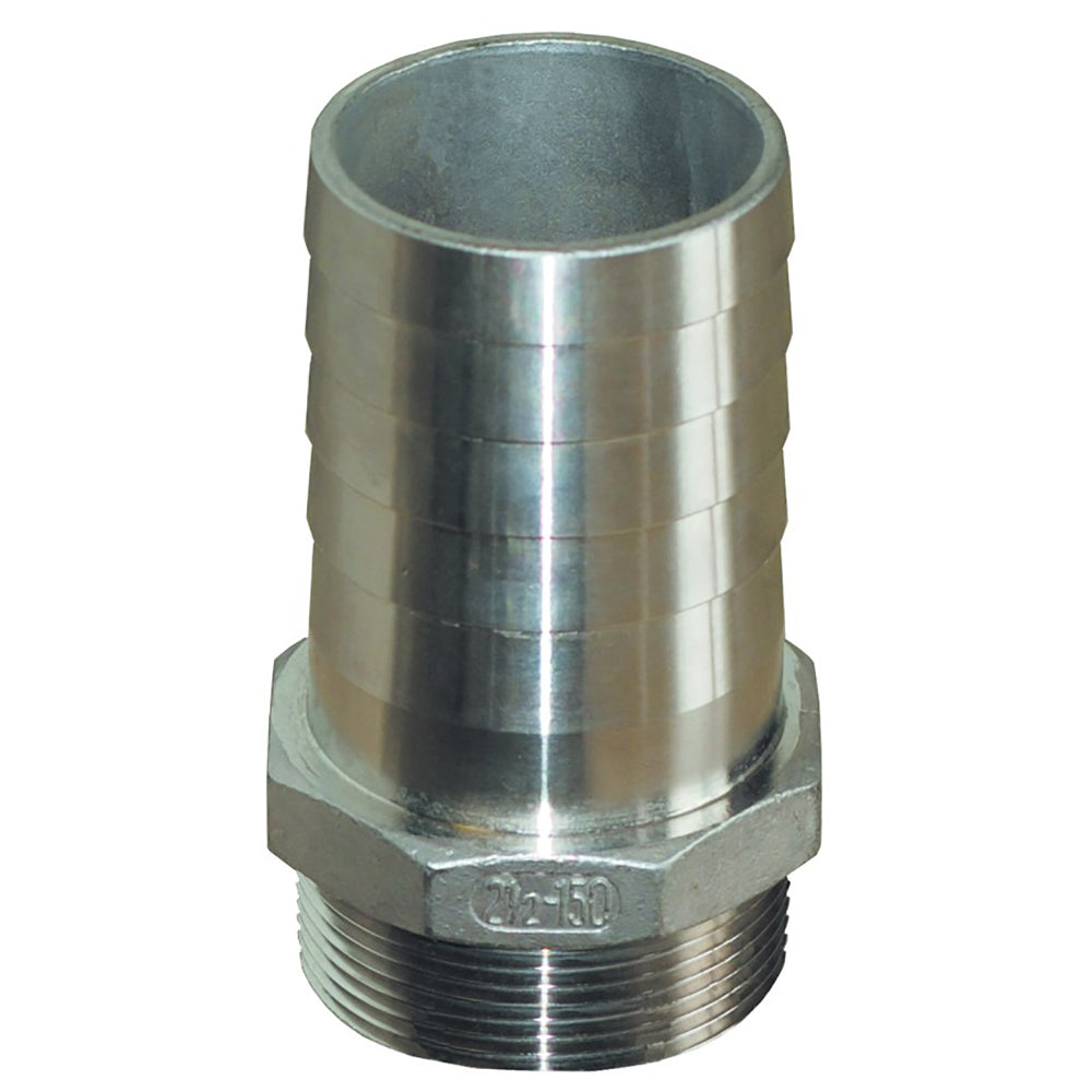 GROCO 3/4″ NPT x 3/4″ ID Stainless Steel Pipe to Hose Straight Fitting [PTH-750-S] Hot on Sale