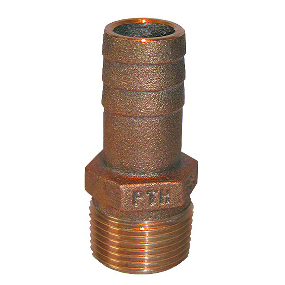 GROCO 1-1/4″ NPT x 1-1/4″ ID Bronze Pipe to Hose Straight Fitting [PTH-1250] Online
