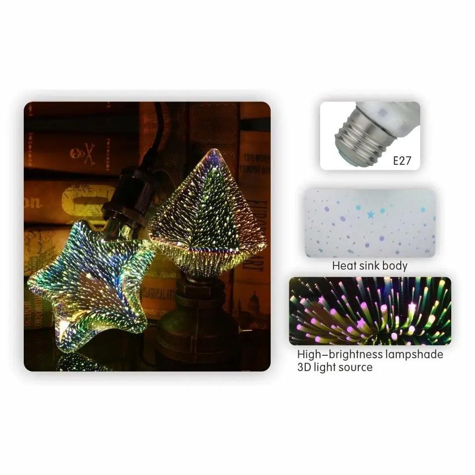 LATTUSO- LED Light Edison Bulb 3D Decoration Bulb| A60 ST64 G95 G80 optional on Sale