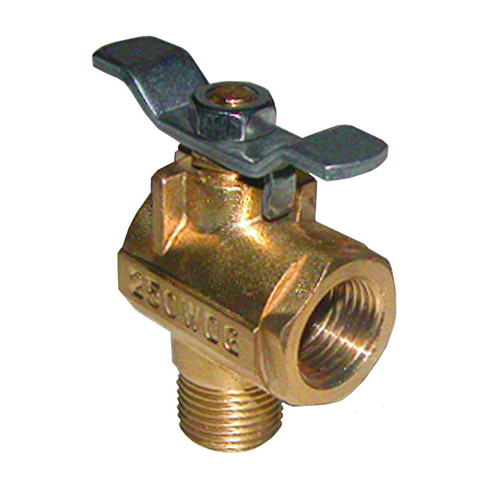 GROCO 1/2″ NPT 90 Bronze Fuel Valve [FV-590] Online Hot Sale