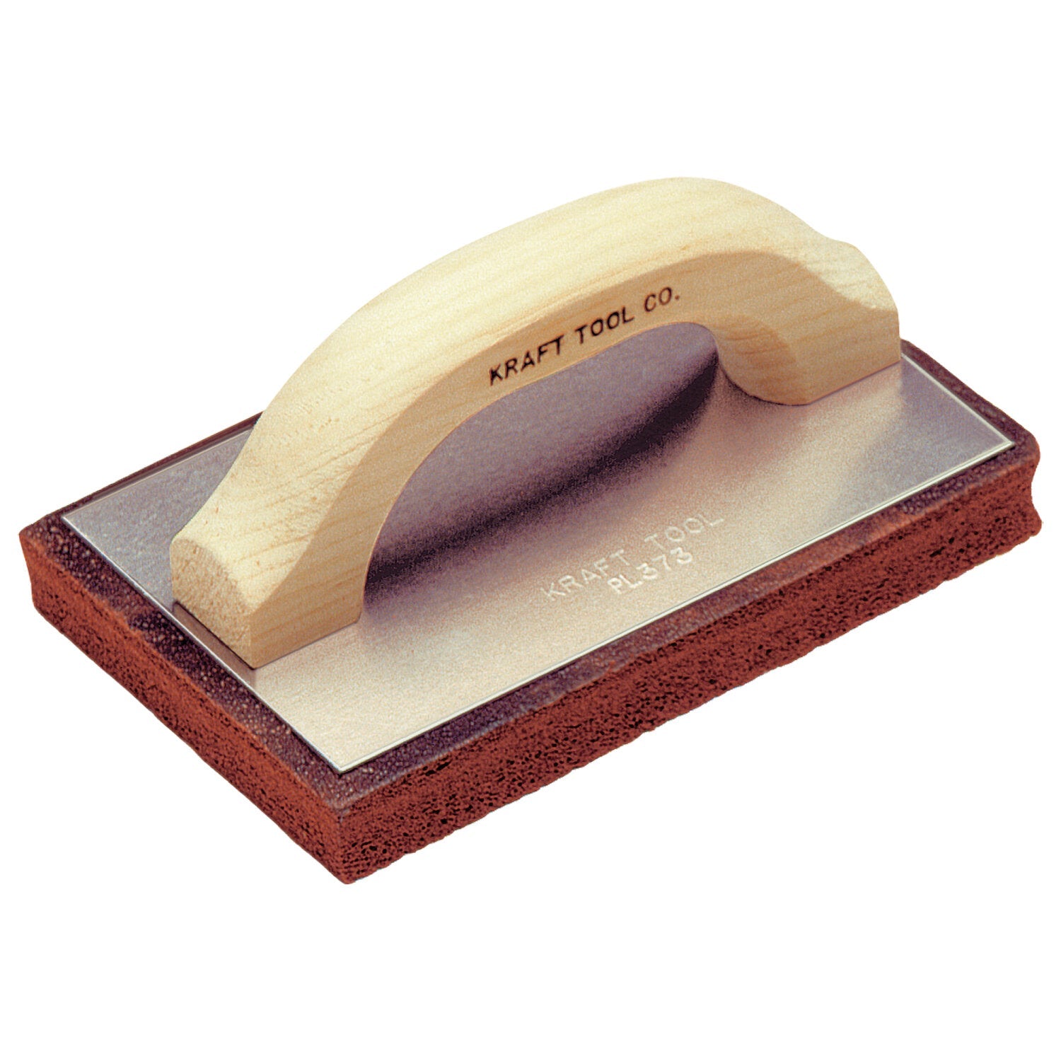 Kraft Tool PL383 8″ x 5″ x 1″ Coarse Red Rubber Float with Wood Handle Fashion