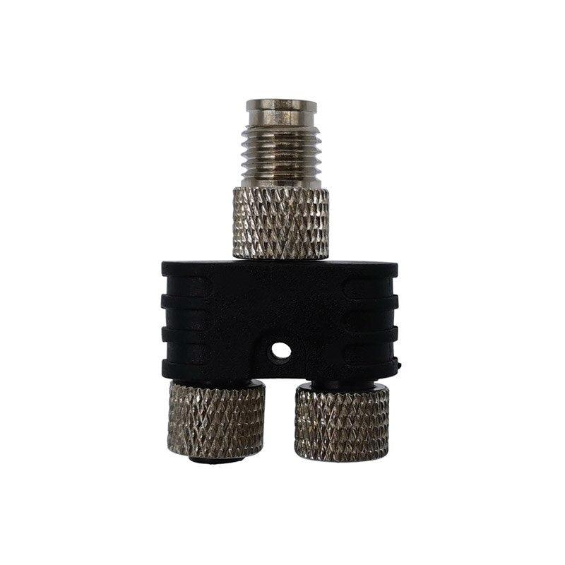 M8 Y-branch 3-way Sensor connector male to female pipe conversion plug 3pin 4pin waterproof connectors Fashion
