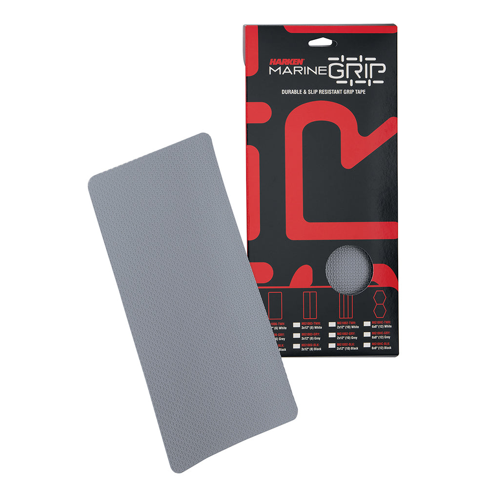 Harken Marine Grip Tape – 6 x 12″ – Grey – 6 Pieces [MG1006-GRY] Online Hot Sale