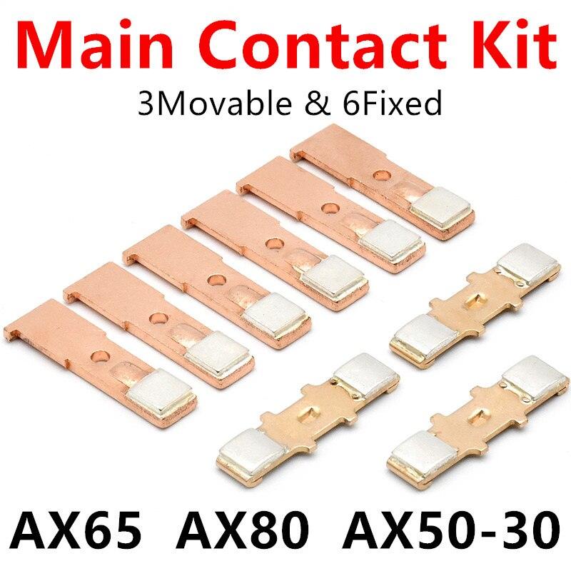 Main Contact Kit For AX65-30 AX80-30 AX50-30 Moving And Stationary Contacts Hot on Sale
