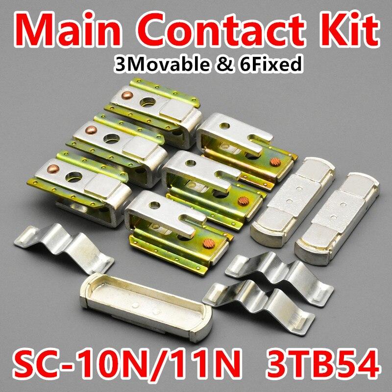 Main Contact Kit For SC-10N 3TB54 SC-11N Moving and Fixed Contacts Replacements Accessories Supply