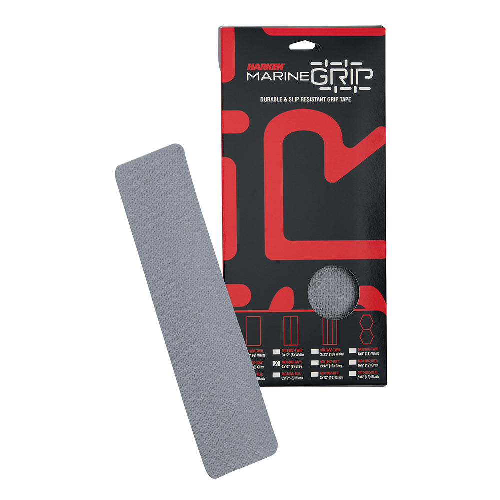 Harken Marine Grip Tape – 3 x 12″ – Grey – 8 Pieces [MG1003-GRY] Fashion