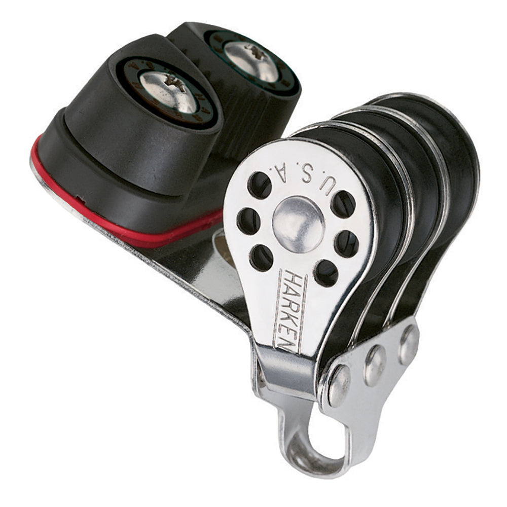 Harken 22mm Triple Micro Block w/Cam Cleat [230] Hot on Sale