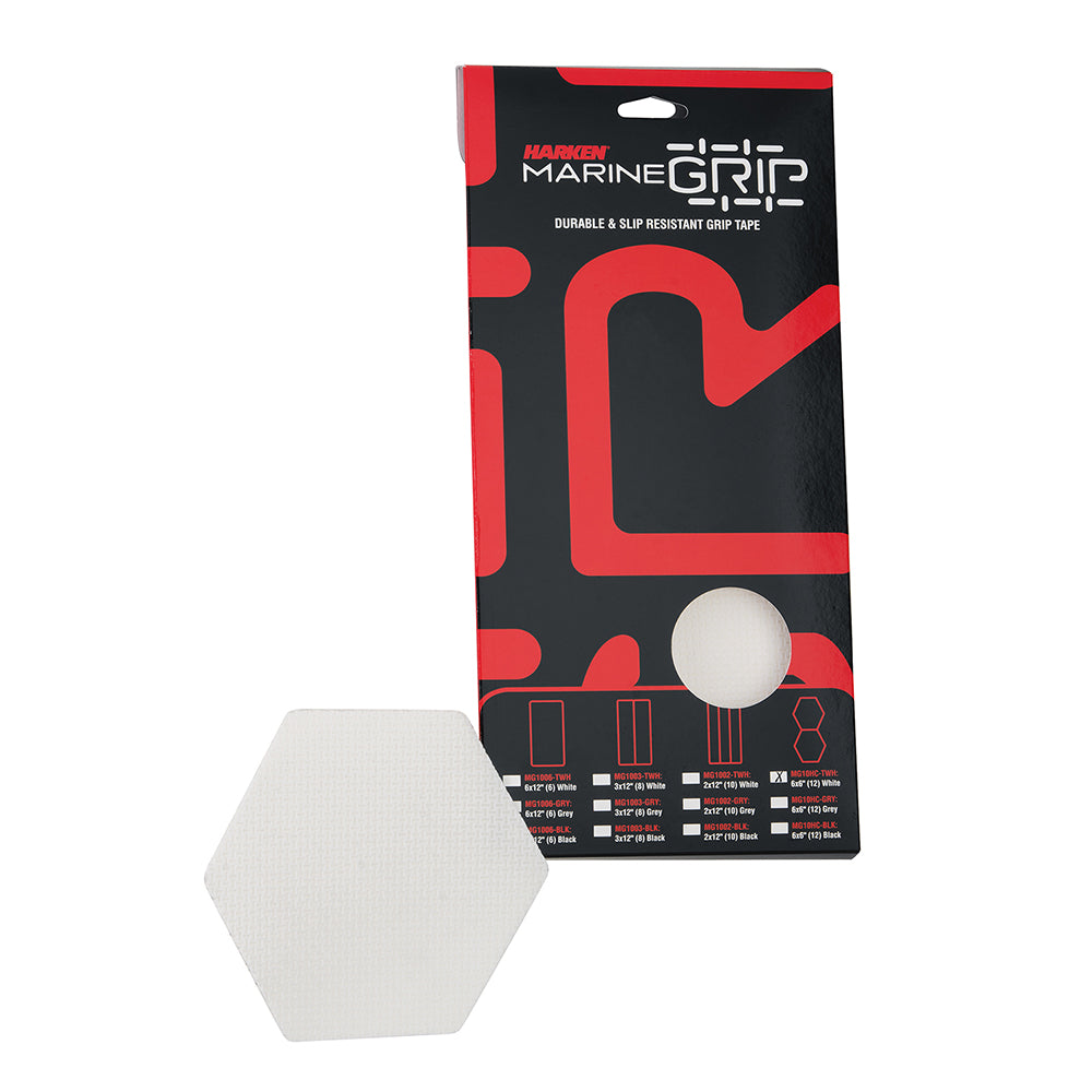 Harken Marine Grip Tape – Honeycomb – Translucent White – 12 Pieces [MG10HC-TWH] Online Hot Sale