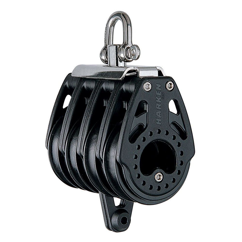 Harken 57mm Quad Block Swivel, Center Becket [HSB380] Online Sale