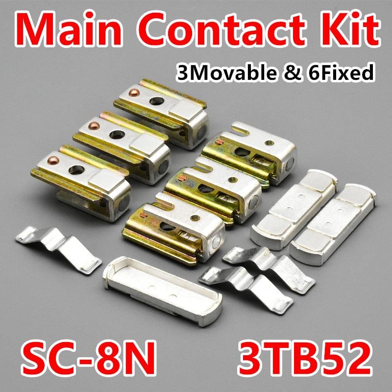 Main Contact Kit For SC-8N 3TB52 Moving and Fixed Contacts Spare Parts Silver Online