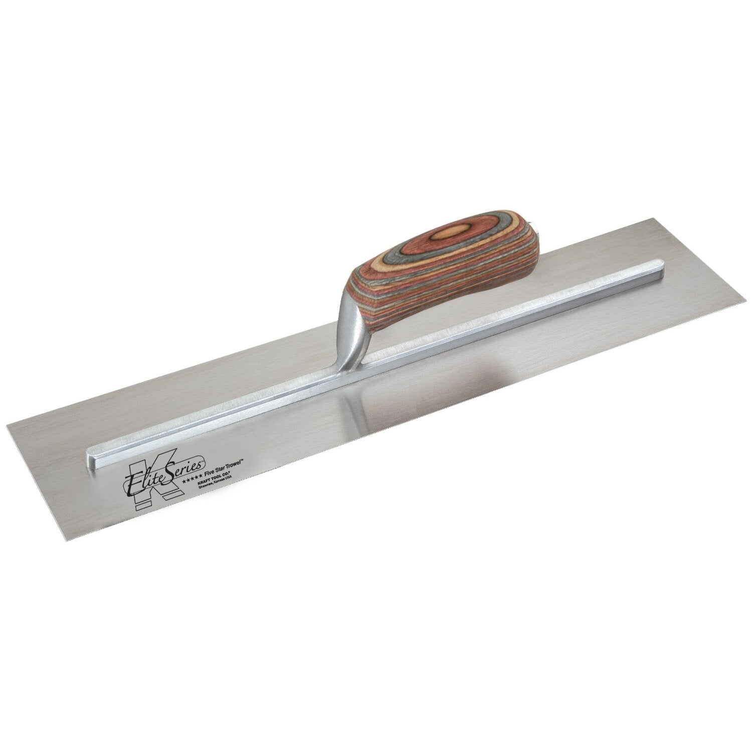 Kraft Tool PLE425 Elite Series Five Star 10-1/2″ x 4-1/2″ Carbon Steel Plaster Trowel with Laminated Wood Handle Online now
