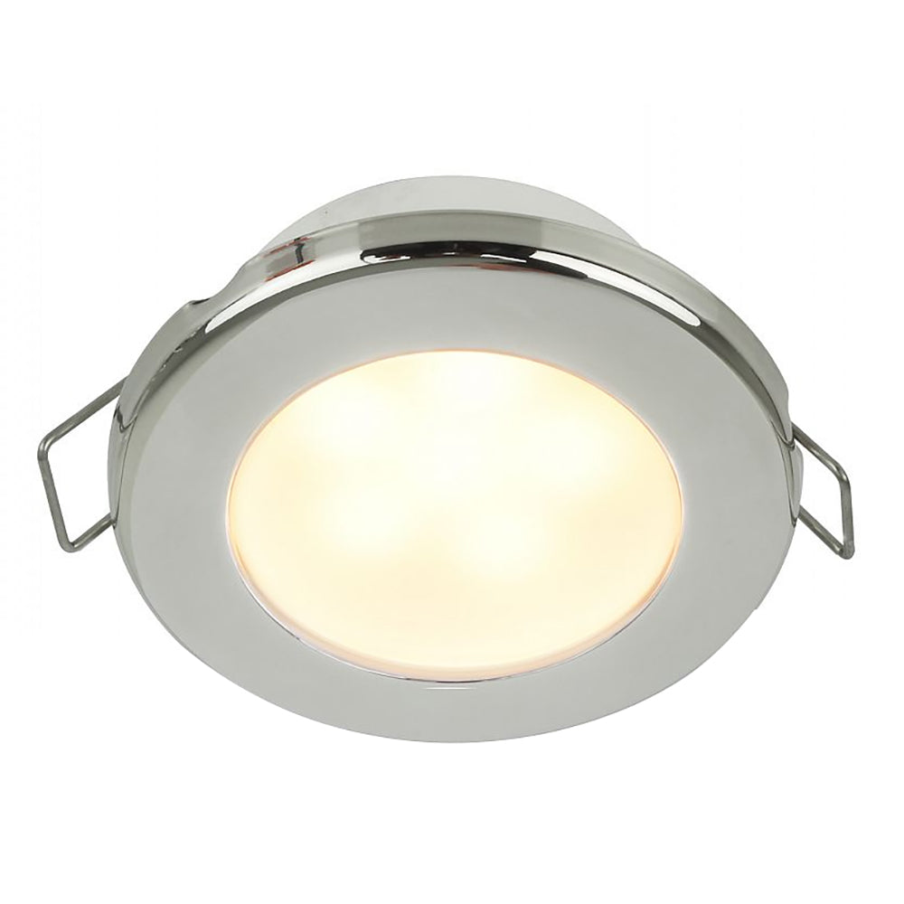 Hella Marine EuroLED 75 3″ Round Spring Mount Down Light – Warm White LED – Stainless Steel Rim – 24V [958109621] Fashion