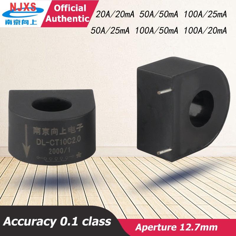 Micro ac current transformer DL-CT10C2.0 50A:25mA 100A:20mA 5000:1 100A:25mA 100A/50mA Fashion
