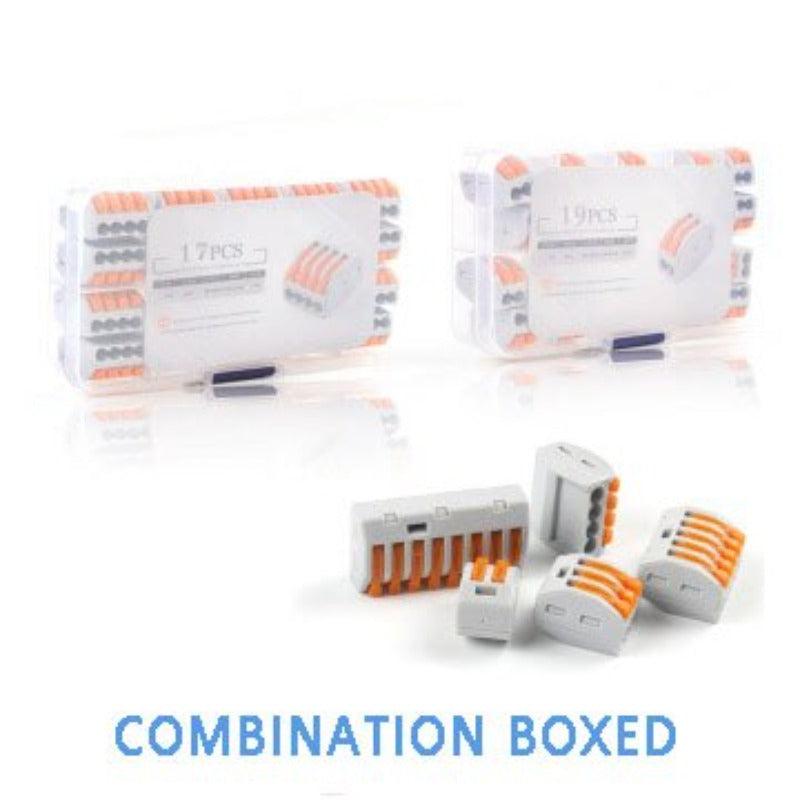 Mini TYPE Boxed 21 Series Quick Push-In Wire Connector Universal Compact Terminal Block Small Led Light Cable Splitter Connector Fashion