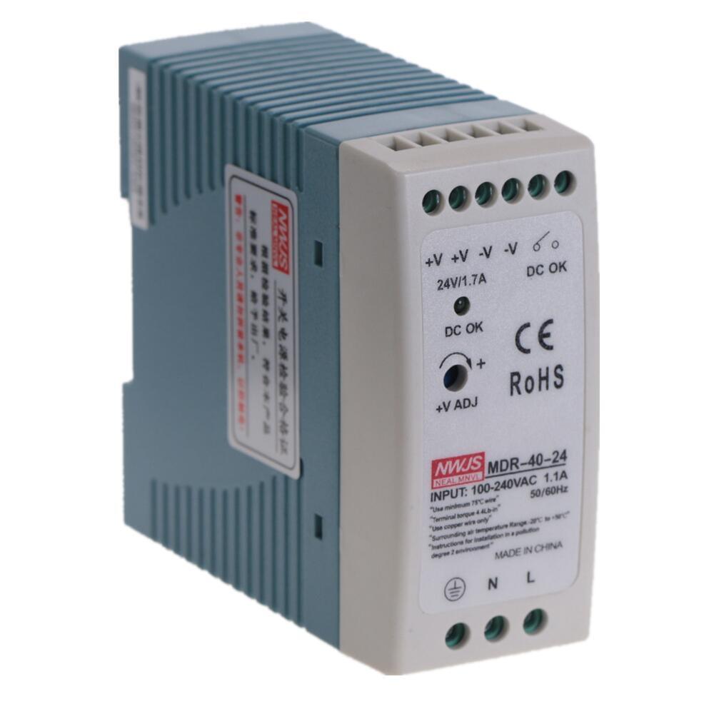 MDR-40 40W Single Output 5V 12V 15V 24V Din Rail Switching Power Supply AC/DC Fashion