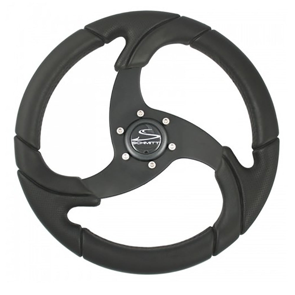 Schmitt Marine Folletto 14.2″ Wheel – Black Polished Polyurethane – 3/4″ Tapered Shaft w/Black Center Cap [PU026104-R] Online Sale