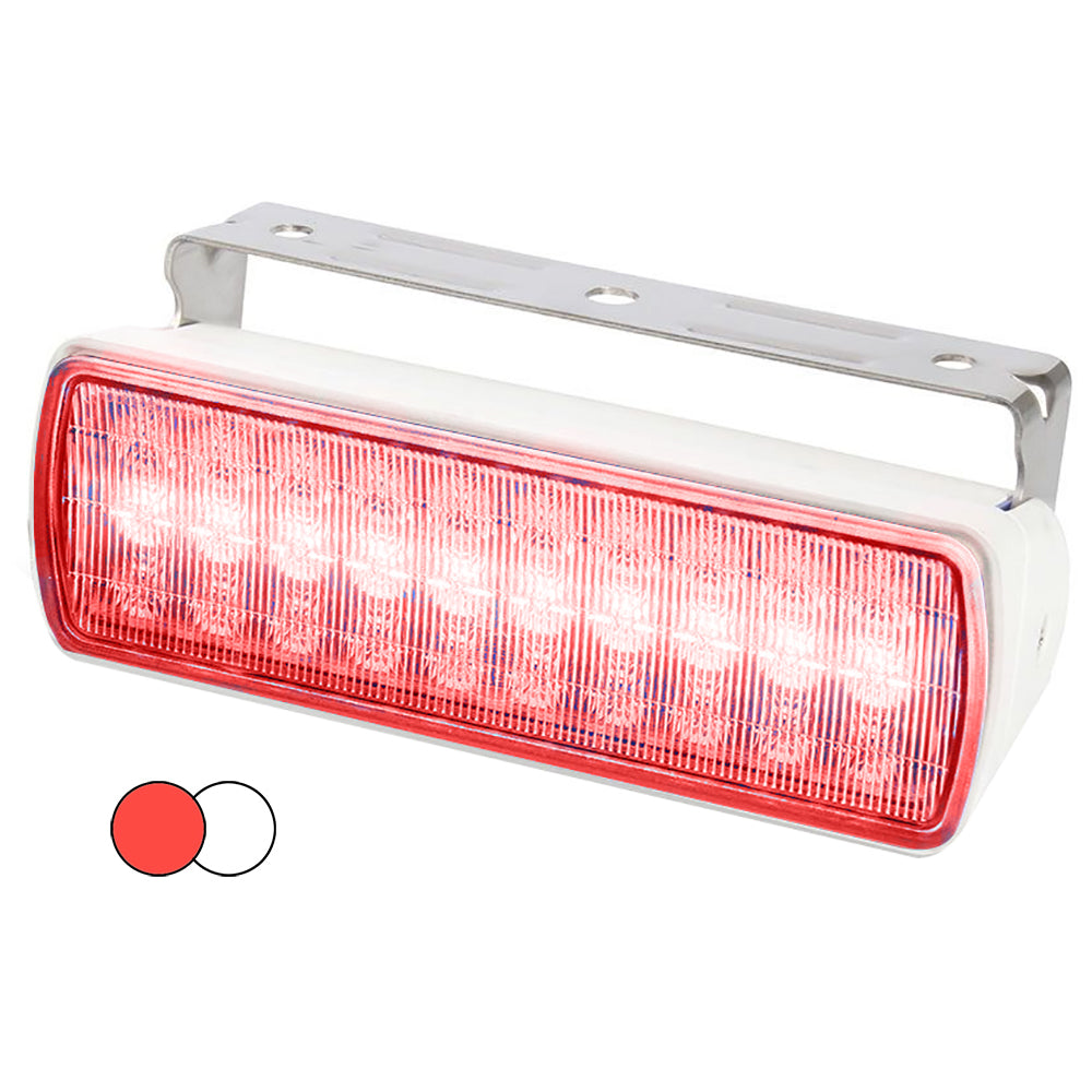 Hella Marine Sea Hawk XL Dual Color LED Floodlights – Red/White LED – White Housing [980950051] Supply