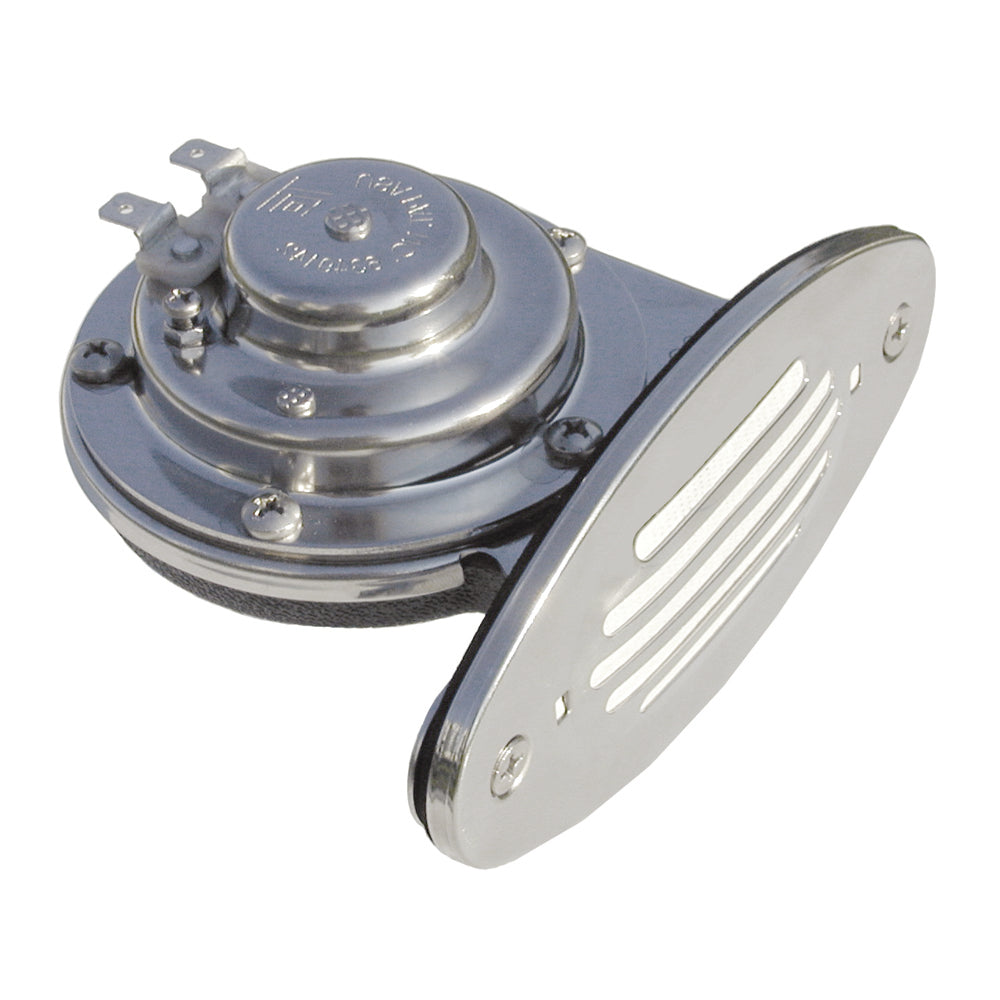 Schmitt Marine Mini Stainless Steel Single Drop-In Horn w/Stainless Steel Grill – 12V High Pitch [10051] Online Hot Sale