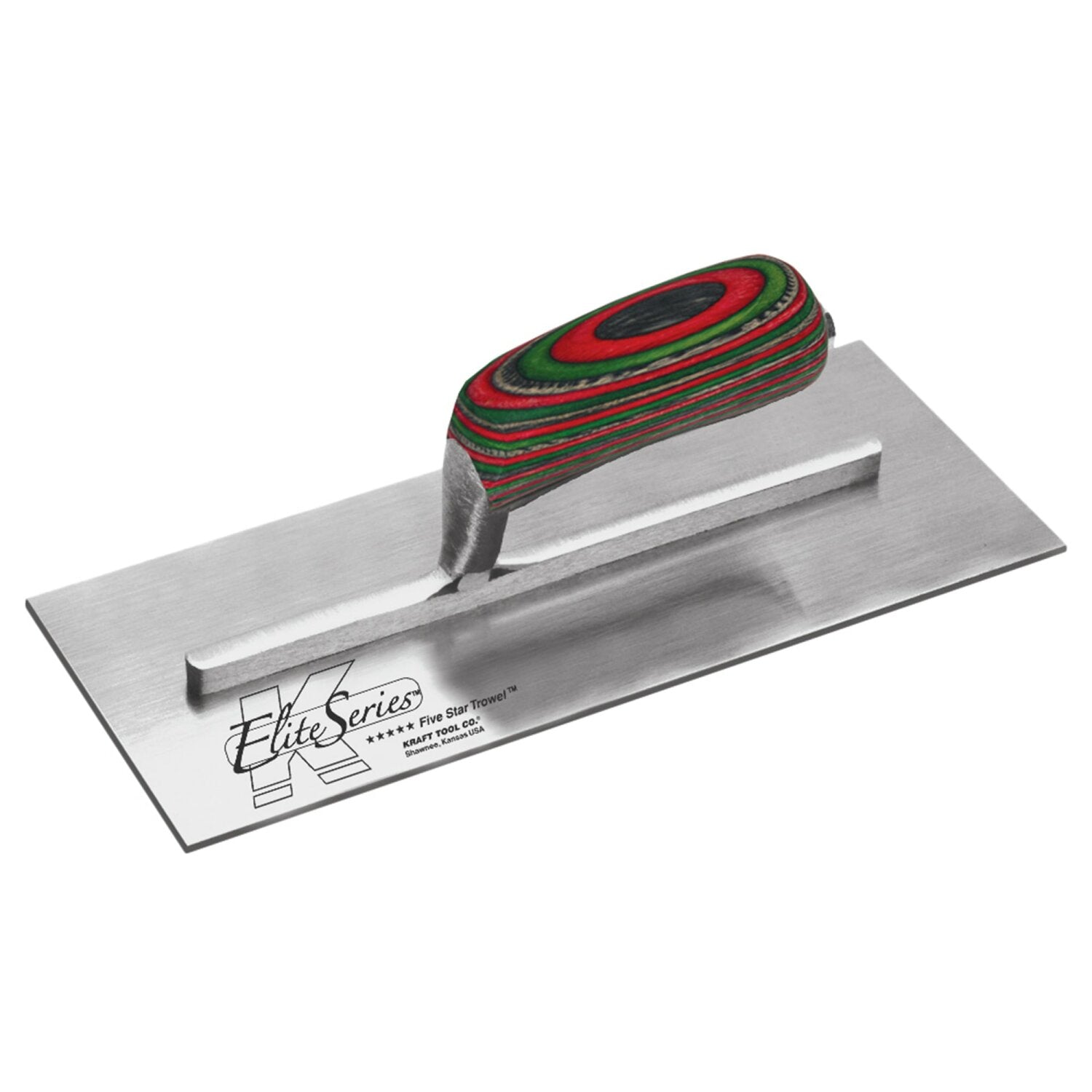 Kraft Tool PLE468 Elite Series Five Star 12″ x 5″ Carbon Steel Plaster Trowel with Laminated Wood Handle Sale