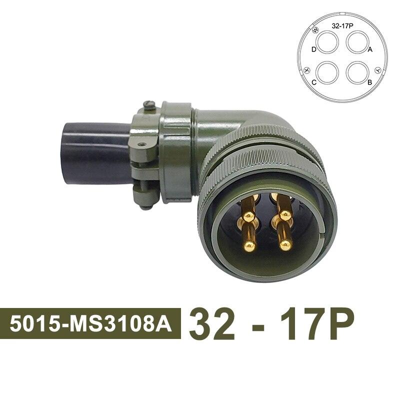 MIL-C 5015 MIL STD Military Specification Connector 4 Pin 32-17 Circular Connector Plug Socket MS3102 MS3106 MS3108 on Sale