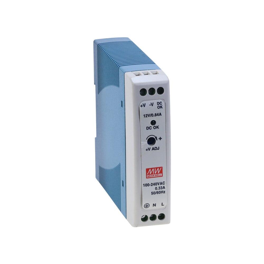 MDR-10 10W Single Output 5V 12V 15V 24V Din Rail Switching Power Supply AC/DC Online Sale