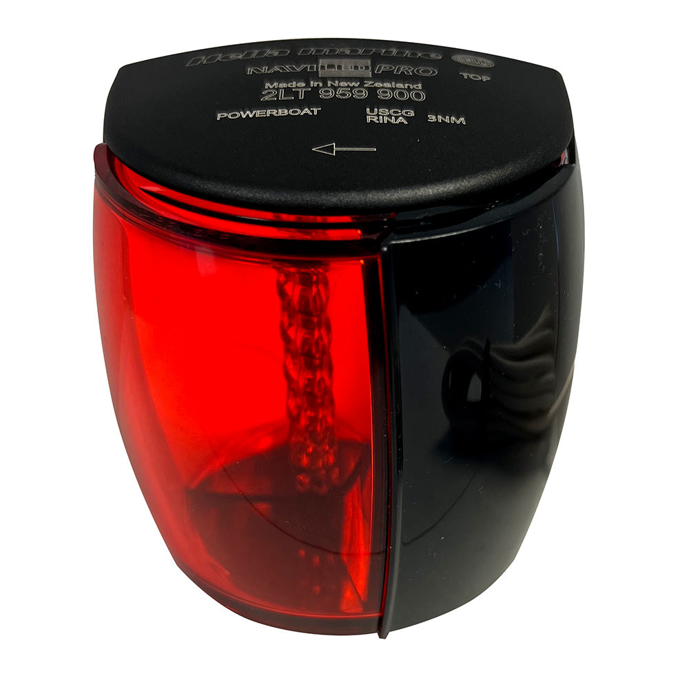 Hella Marine NaviLED PRO Port Navigation Lamp – Black – 2NM [017460101] Fashion