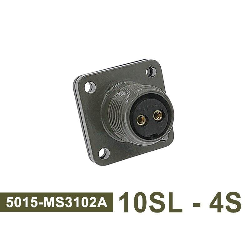 MIL-C 5015 Military Specification Connectors 10SL-3 10SL-4 MIL STD Plug & Socket MS3102A MS3106A MS3108A Circular Connector Supply