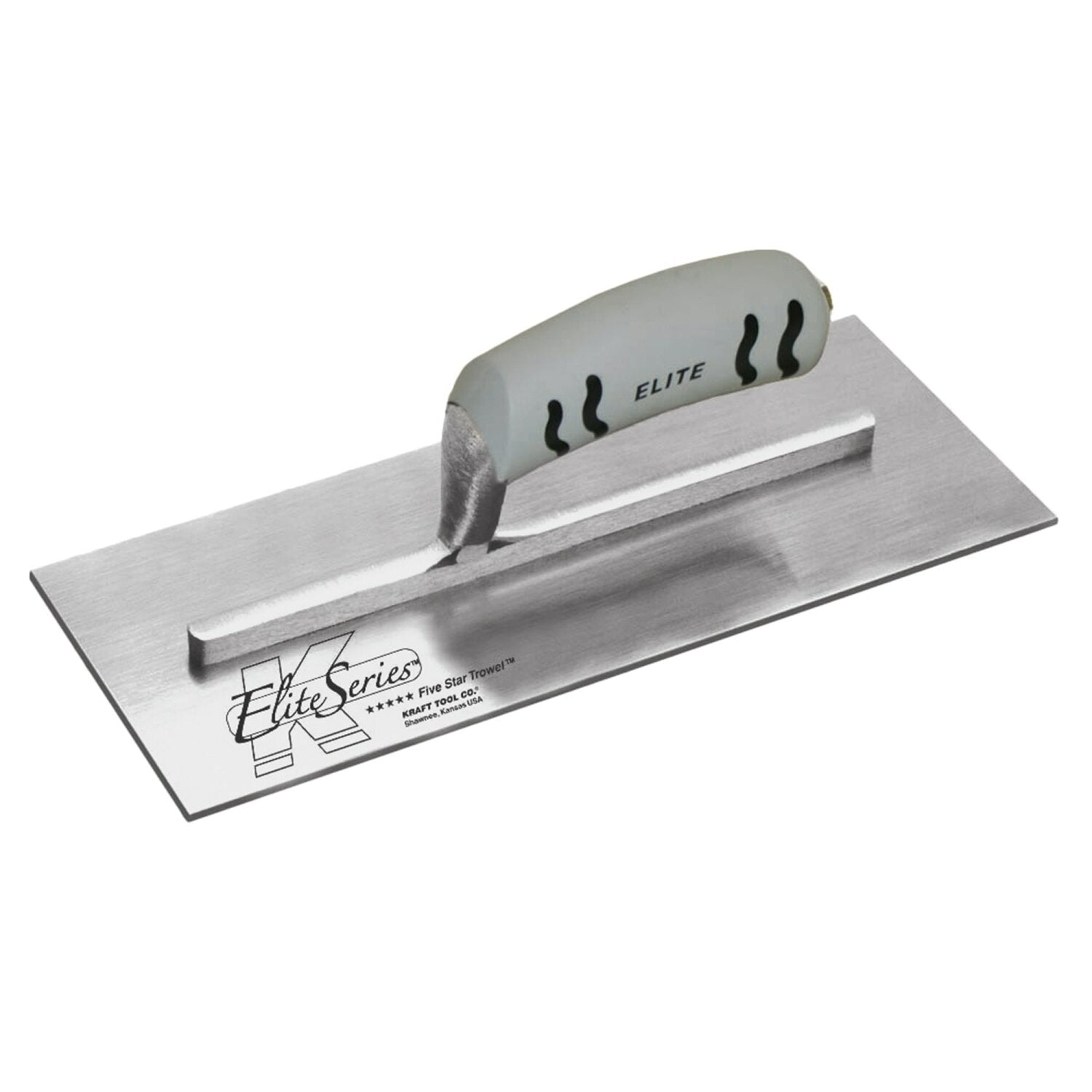 Kraft Tool PLE468PF Elite Series Five Star 12″ x 5″ Carbon Steel Plaster Trowel with ProForm Handle Online