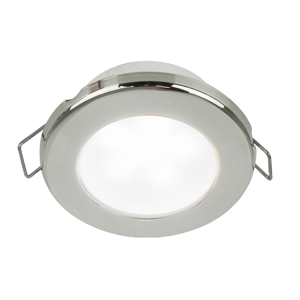 Hella Marine EuroLED 75 3″ Round Spring Mount Down Light – White LED – Stainless Steel Rim – 12V [958110521] Online Hot Sale