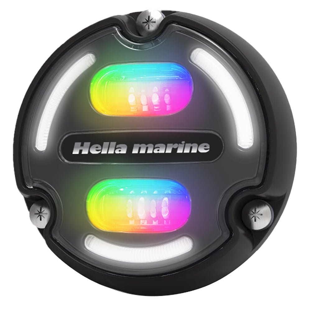 Hella Marine A2 RGB Underwater Light – 3000 Lumens – Black Housing – Charcoal Lens w/Edge Light [016148-001] Online