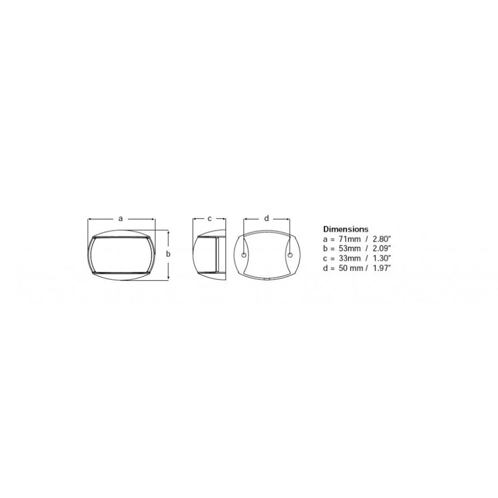 Hella Marine NaviLED Compact 2nm Towing Navigation Lamp – Black Shroud [980520601] Online now