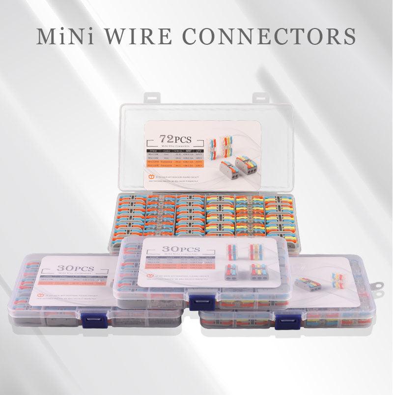 Mini Type Wire Connectors Boxed Quick Push-In Conductor Terminal Block 2/3 Pin universal Cable Splitter Electrical Connector Online Sale