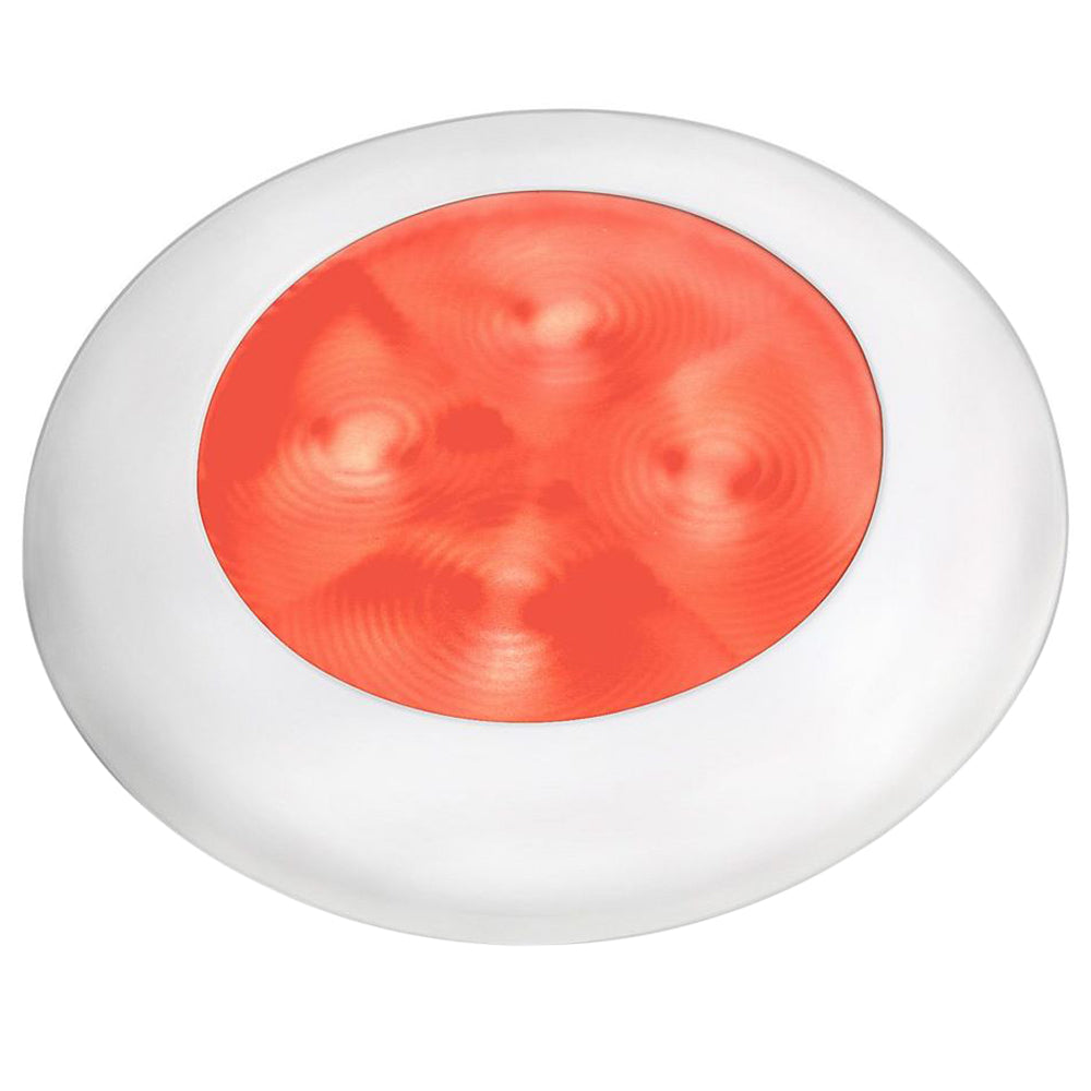 Hella Marine Red LED Round Courtesy Lamp – White Bezel – 24V [980508241] Online now