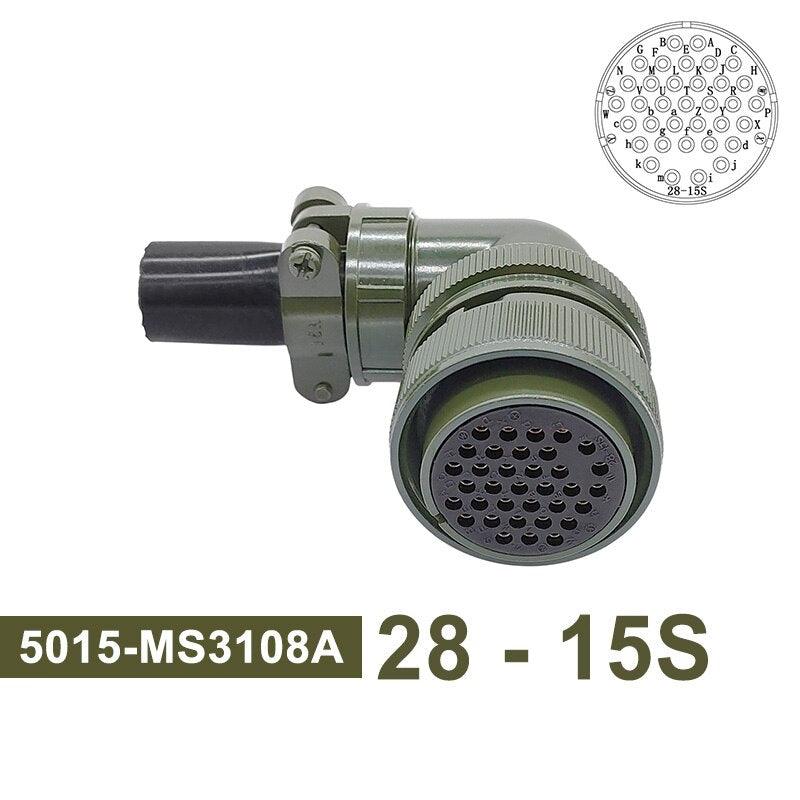 Military Specification Connectors 5015 28-15 28-21 MIL STD MIL-C Circular Connectors MS3102 MS3106 MS3108 Socket Plug Supply