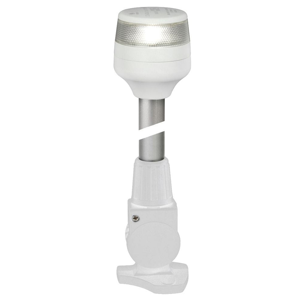 Hella Marine 2nm All Round White Fold Down Pole Navigation Lamp – 8″ – White Base [980960291] Hot on Sale