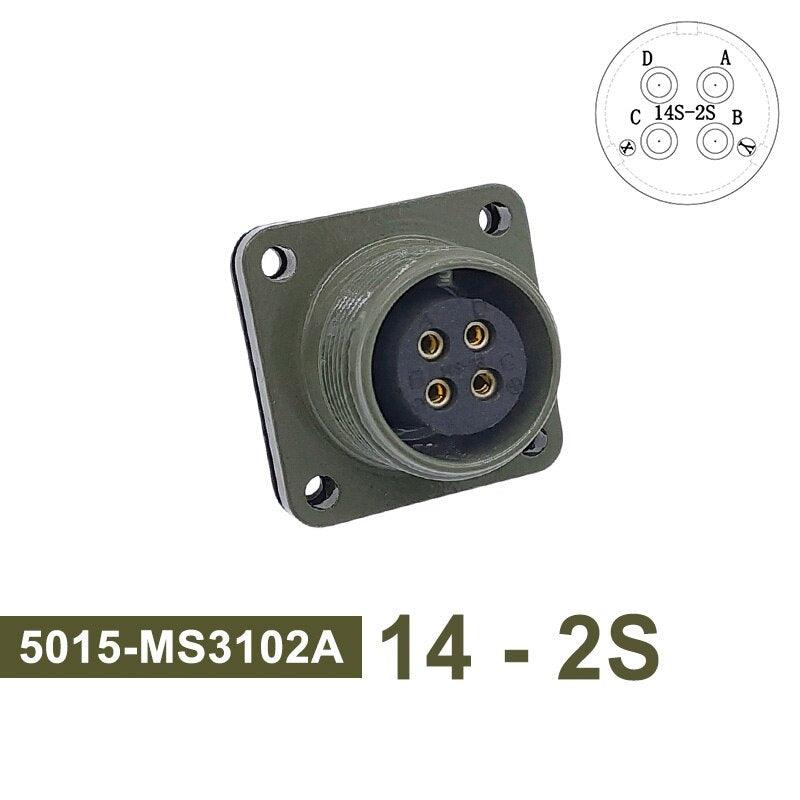 MIL STD Circular Connector MS3102A 14S-2 14S-5 14S-6 MIL-C 5015 Military Specification Connectors MS3106 MS3108 Plug&Socket Hot on Sale