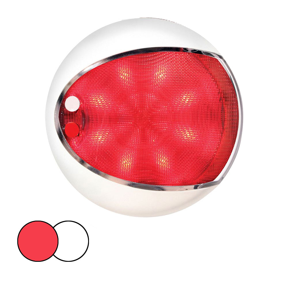Hella Marine EuroLED 130 Surface Mount Touch Lamp – Red/White LED – White Housing [959950121] Online Sale