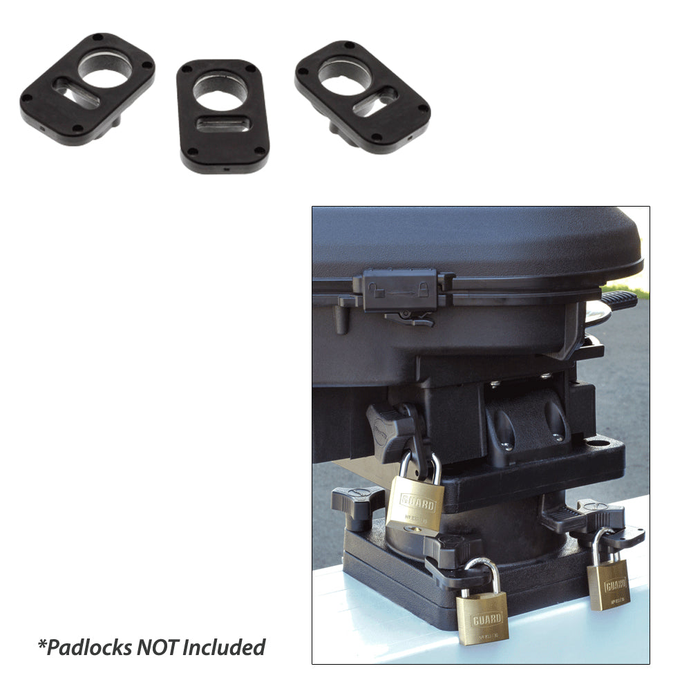 Scotty 3134 Downrigger Security System 3-Piece Locking Plates w/o Padlocks [3134] Online