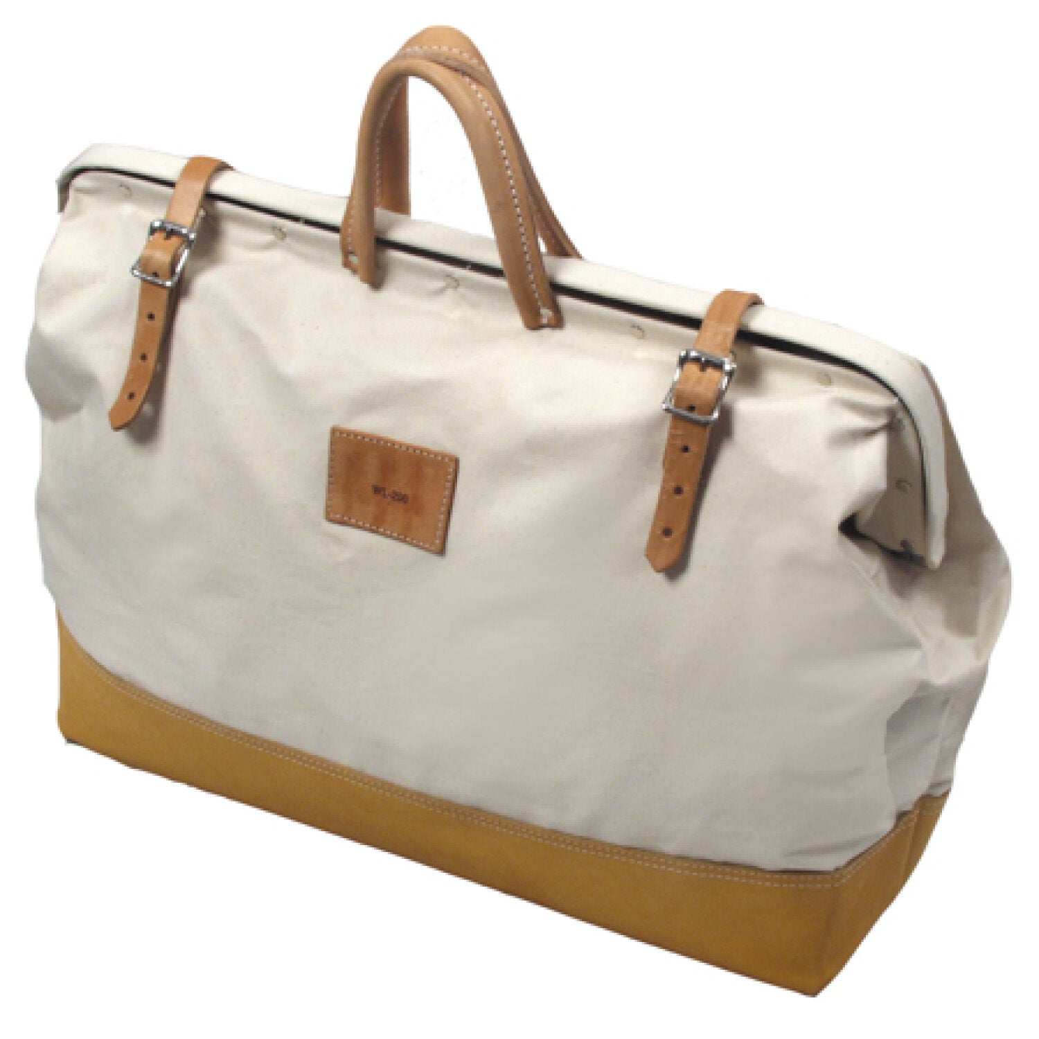 Kraft Tool WL220 22″ Deluxe Leather Bottom Bag Online Hot Sale